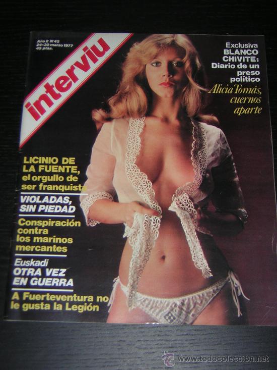 Collectionnisme de Magazine Intervi&uacute;: INTERVIU - N&ordm; 45 - MARZO 1977 - LOLA FLORES / ALICIA TOMAS / PRUNE