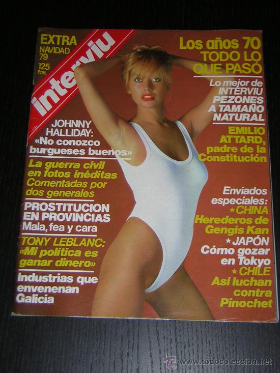 Collectionnisme de Magazine Intervi&uacute;: INTERVIU - EXTRA NAVIDAD 1979 - ANNIKA BELL / LAS MEJORES TETAS DE INTERVIU / JOHNNY HALLIDAY