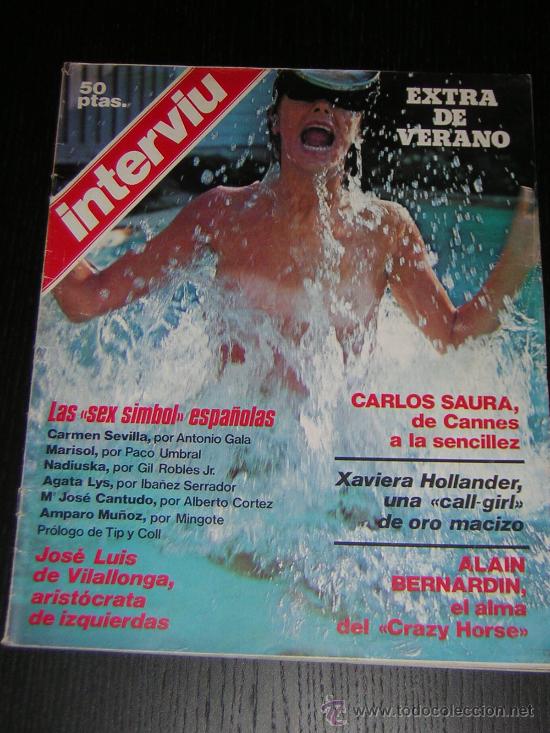 Collectionnisme de Magazine Intervi&uacute;: INTERVIU - EXTRA VERANO - LAURA ANTONELLI / LAS 6 SEX SYMBOLS ESPA&Ntilde;OLAS
