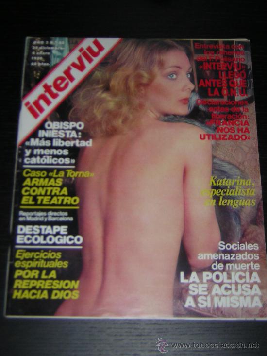 Collectionnisme de Magazine Intervi&uacute;: INTERVIU - N&ordm; 85 - DICIEMBRE 1977 - KATARINA BERG / SOLVI