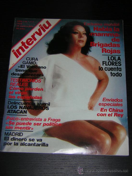 Collectionnisme de Magazine Intervi&uacute;: INTERVIU - N&ordm; 111 - JUNIO 1978 - LOLA FLORES