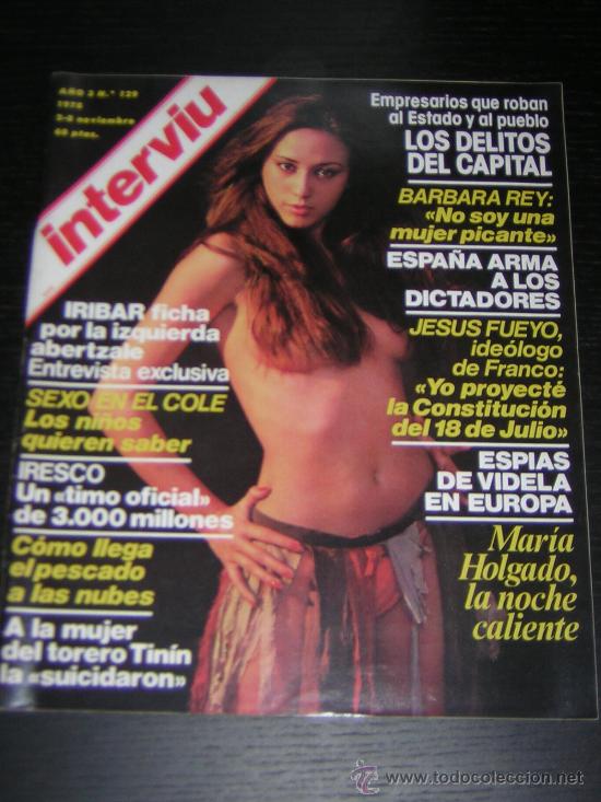 Collectionnisme de Magazine Intervi&uacute;: INTERVIU - N&ordm; 129 - NOVIEMBRE 1978 - MARIA HOLGADO