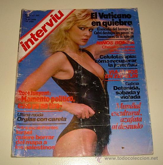 Collezionismo di Rivista Intervi&uacute;: Interviu n&ordm; 322 Revista er&oacute;tica y de actualidad -  Julio 1982