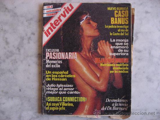 Collectionnisme de Magazine Intervi&uacute;: INTERVIU EROTICA,CASO BANUS-PASIONARIA,MEMORIAS DEL EXILIO-JULIO IGLESIAS-MAYRA GOMEZ-MARUJITA DIAZ.