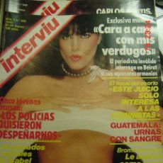 Coleccionismo de Revista Interviú: DESNUDO NOVIA DE ALAIN DELON REVISTA INTERVIU Nº 306 AÑO 1982 -TEMA : ISABEL TENAILLE - GUATEMALA. Lote 26227910