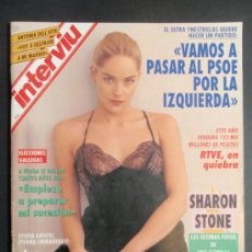 Coleccionismo de Revista Interviú: REVISTA INTERVIU Nº 912/SHARON STONE/LILI FONSECA DESNUDA. Lote 195407236