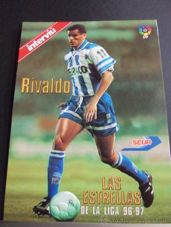 Sammeln von Zeitschriften Intervi&uacute;: lamina con relieve interviu las estrellas de la liga 96 97 rivaldo deportivo de la coru&ntilde;a