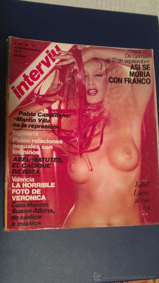 Collectionnisme de Magazine Intervi&uacute;: ANTIGUA REVISTA INTERVIU.N&ordm;71.A&Ntilde;O77-VER INDICE