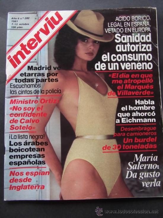 Collection Magazine Intervi&uacute;: revista interviu n 282 a&ntilde;o 1981 maria salerno