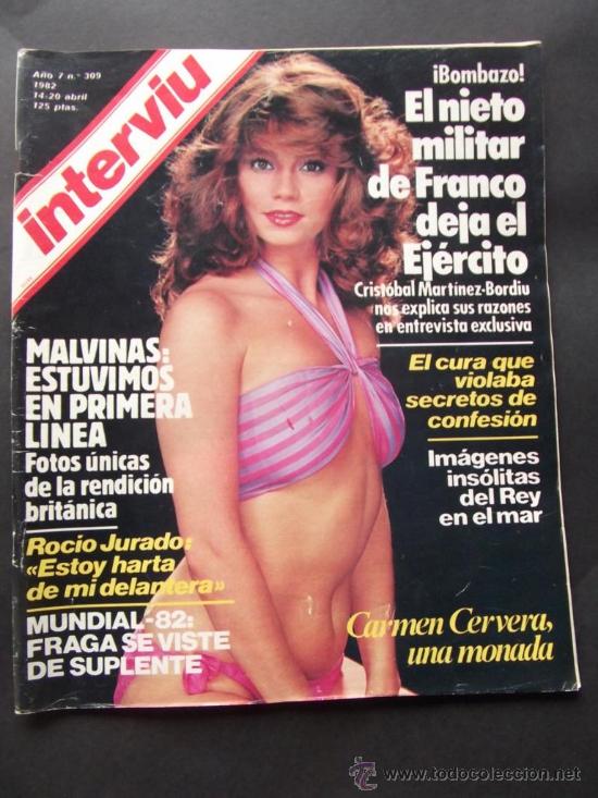 Collection Magazine Intervi&uacute;: revista interviu n 309 a&ntilde;o 1982  carmen cervera
