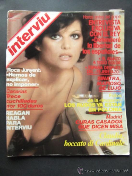 Collection Magazine Intervi&uacute;: revista interviu n 251 a&ntilde;o 1981 claudia voccato di cardinale
