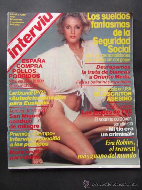 Collection Magazine Intervi&uacute;: revista interviu n 285 a&ntilde;o 1981 eva rovins