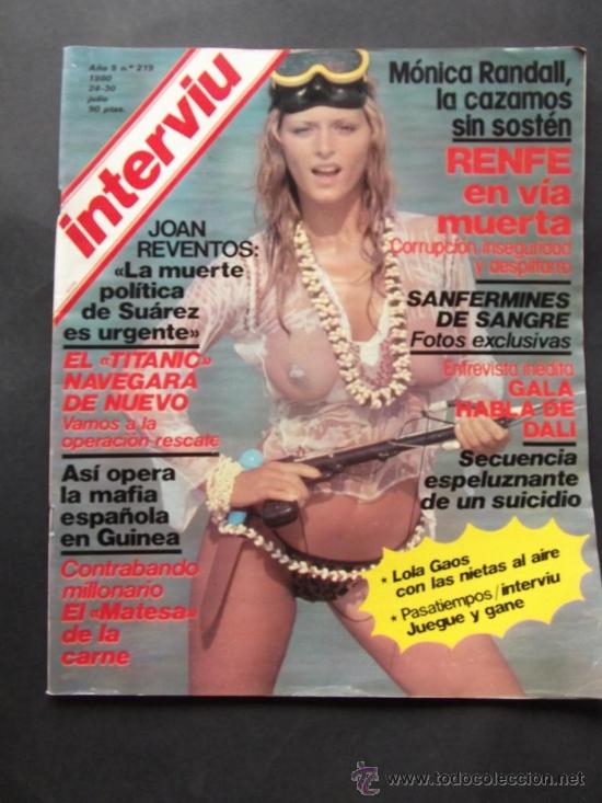 Collection Magazine Intervi&uacute;: revista interviu n 272 a&ntilde;o 1981 rosario la hija de loa flores