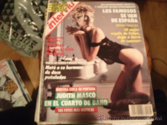 Collezionismo di Rivista Intervi&uacute;: INTERVIU N&ordm; 829 JUDITH MASCO EN EL CUARTO DE BA&Ntilde;O SUS FOTOS MAS EROTICAS