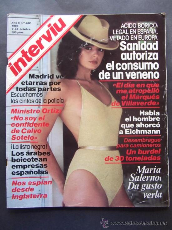 Collectionnisme de Magazine Intervi&uacute;: revista interviu n 282 a&ntilde;o 1981