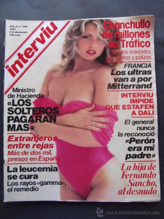 Colecionismo da Revista Intervi&uacute;: revista interviu n 290 a&ntilde;o 1981