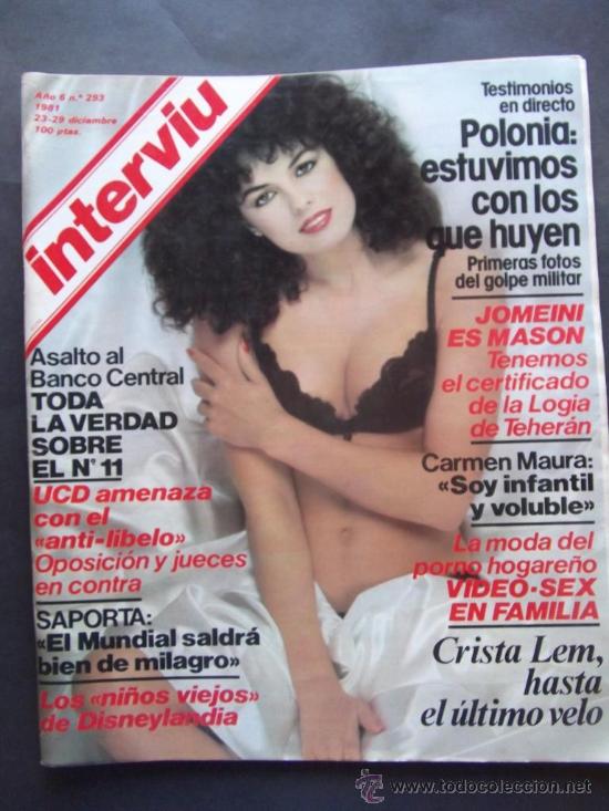 Colecionismo da Revista Intervi&uacute;: revista interviu n 293 a&ntilde;o 1981