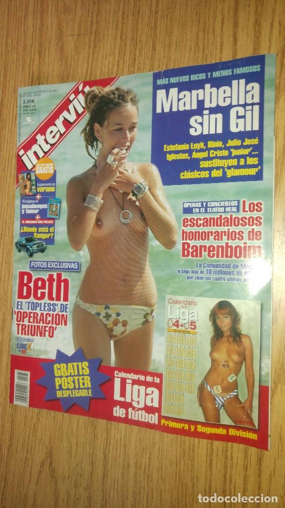 Coleccionismo de revista Intervi&uacute;: INTERVI&Uacute;. BETH DE OPERACI&Oacute;N TRIUNFO - Foto 1