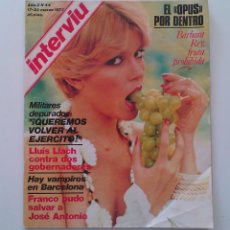 Coleccionismo de Revista Interviú: REVISTA INTERVIÚ Nº44. AÑO 1977. BÁRBARA REY.. Lote 80732602