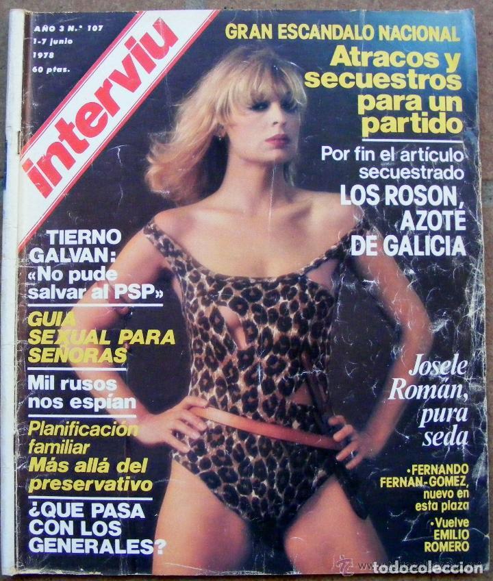 Sammeln von Zeitschriften Intervi&uacute;: REVISTA INTERVIU N&ordm; 107 JUNIO DE 1978