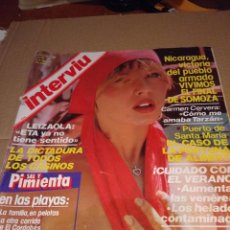 Coleccionismo de Revista Interviú: INTERVIU ( MARY PAZ PONDAL, RAFAEL ALBERTI, CARMEN CERVERA, GATO PEREZ, EL LUTE, CONTRA SOMOZA 