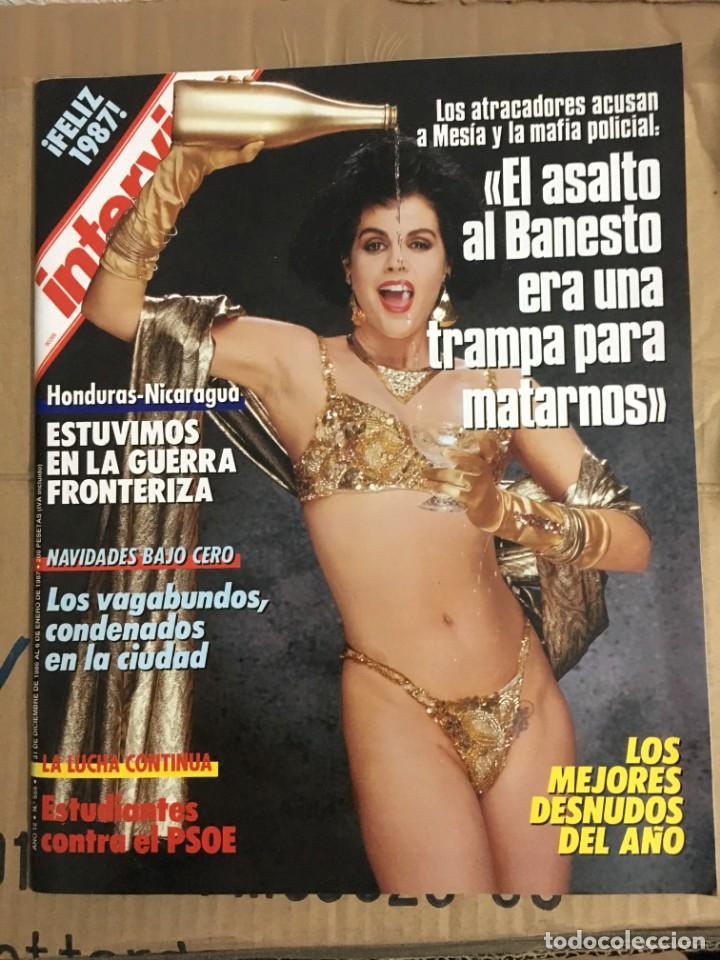 Collezionismo di Rivista Intervi&uacute;: REVISTA INTERVIU N&ordm; 555 DICIEMBRE 1986 LOS MEJORES DESNUDOS DEL A&Ntilde;O LARRA&Ntilde;AGA MERCEDES LICER