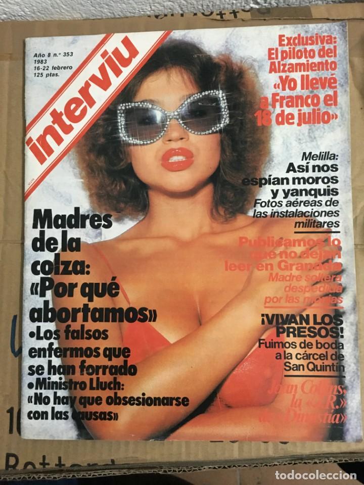 Collezionismo di Rivista Intervi&uacute;: REVISTA INTERVIU N&ordm; 353 Febrero 1983 Dinastia Joan Collins Bambou Gainsbourg Mercedes