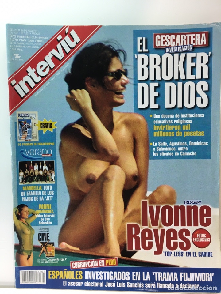 Collectionnisme de Magazine Intervi&uacute;: Interviu Ivonne Reyes, top less en el Caribe. Ivone Reyes