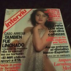 Coleccionismo de Revista Interviú: INTERVIU : AMPARO LARRAÑAGA + FLORITA 