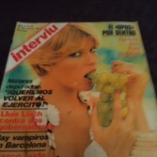 Coleccionismo de Revista Interviú: INTERVIU : BARBARA REY + LLUIS LLACH + VAMPIROS EN BARCELONA + CARMEN APOLO 