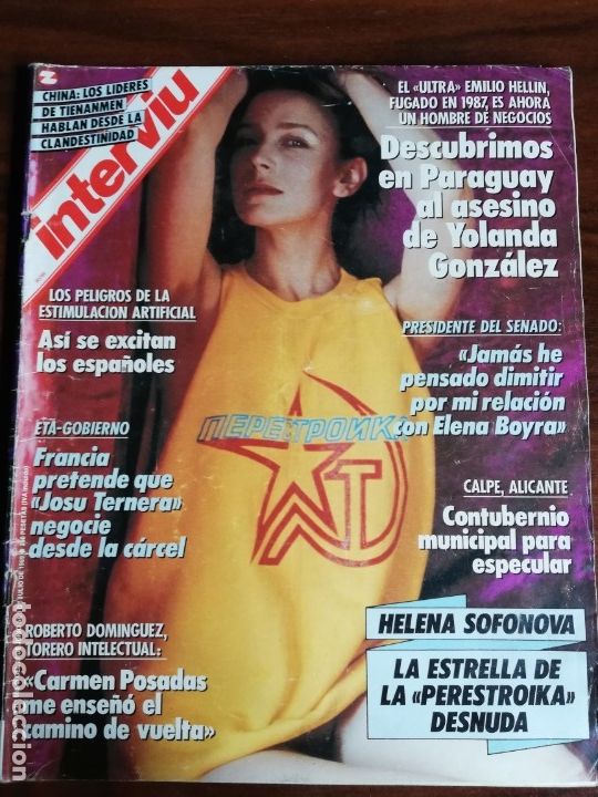 Coleccionismo de revista Intervi&uacute;: Interviu N&deg; 685. Helena Sofonova - Foto 1