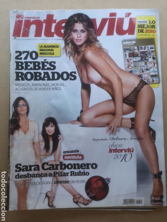 Coleccionismo de Revista Intervi&uacute;: REVISTA INTERVI&Uacute; N&ordm; 1809 2011 DEBORA ARAUJO, LARA CORROCHANO, SARA CARBONERO, CASCADAS DEL VUDU
