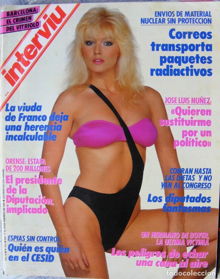 Sammeln von Zeitschriften Intervi&uacute;: REVISTA INTERVIU N&ordm;  614 FEBRERO DE 1988