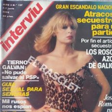 Coleccionismo de Revista Interviú: ANTIGÚA REVISTA INTERVIU - Nº 107 - AÑO 1978. Lote 206795307