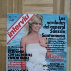 Coleccionismo de Revista Interviú: REVISTA INTERVIU Nº 308 ISABEL PISANO. MUNDIAL ESPAÑA 82 SAENZ DE SANTAMARI. SERRAT . CHAQUETE