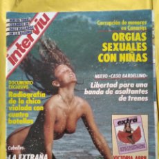 Coleccionismo de Revista Interviú: INTERVIÚ - Nº 582 - JULIO 1987 - VICTORIA ABRIL, LA BURGUESA DESNUDA - VER SUMARIO FOTOGRAFIADO. Lote 384463689