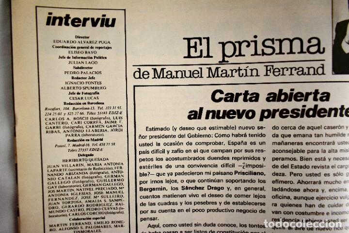 Coleccionismo de revista Intervi&uacute;: INTERVI&Uacute; - N&Uacute;MERO EXTRA DIMISI&Oacute;N DE SU&Aacute;REZ - Foto 3