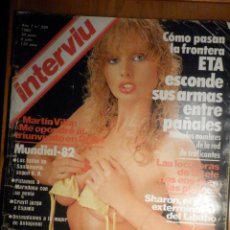 Coleccionismo de Revista Interviú: REVISTA INTERVIU Nº 320 - 30 JUNIO 1982 - PAMELA PRATI, SALVADOR DALI, MUNDIAL DE FUTBOL, JOHAN CRUY