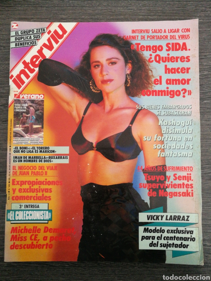 Intervi 693 1989 Vicky Larraz Michelle Demare Buy Magazine Intervi 