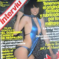 Coleccionismo de Revista Interviú: INTERVIU N°292, SUPLEMENTO TIEMPO, AMIANTO, JOHN LENNON, LAS FOTOS DEL AÑO 1981 DESNUDOS,. Lote 266036903