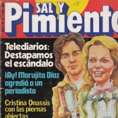 Coleccionismo de Revista Interviú: SAL Y PIMIENTA, SUPLEMENTO SATÍRICO DE INTERVIÚ Nº 15 #. Lote 268840059