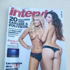 Coleccionismo de Revista Interviú: INTERVIU Nº 2002 - SARAY Y SARAY (GRAN HERMANO) - VER SUMARIO DE LA REVISTA EN FOTOS ADICIONALES.. Lote 313082973