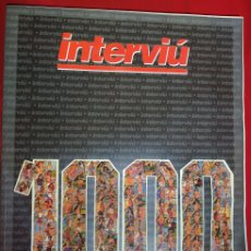 Coleccionismo de Revista Interviú: INTERVIU 1000. Lote 364853766