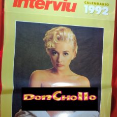 Coleccionismo de Revista Interviú: MARTA SANCHEZ CALENDARIO 1992 DESNUDO INTEGRAL. Lote 364854911