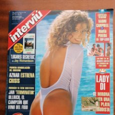 Coleccionismo de Revista Interviú: INTERVIU 1109 1997 HANNA CISNEROS, JULIO APARICIO, JAN ULLRICH, NAOMI CAMPBELL, NATALIA ESTRADA. Lote 366187006