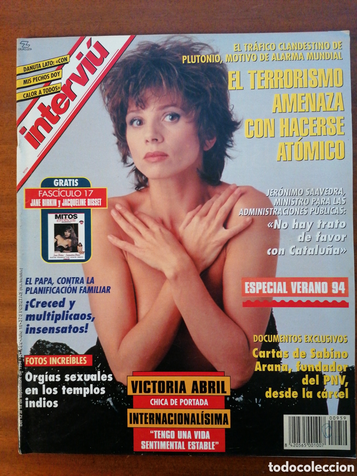 interviu 959 1994 victoria abril, danuta lato, - Compra venta en  todocoleccion