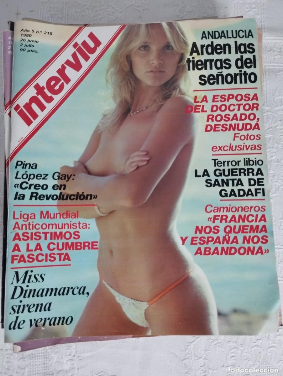 lote de 12 revistas interviu año 1980