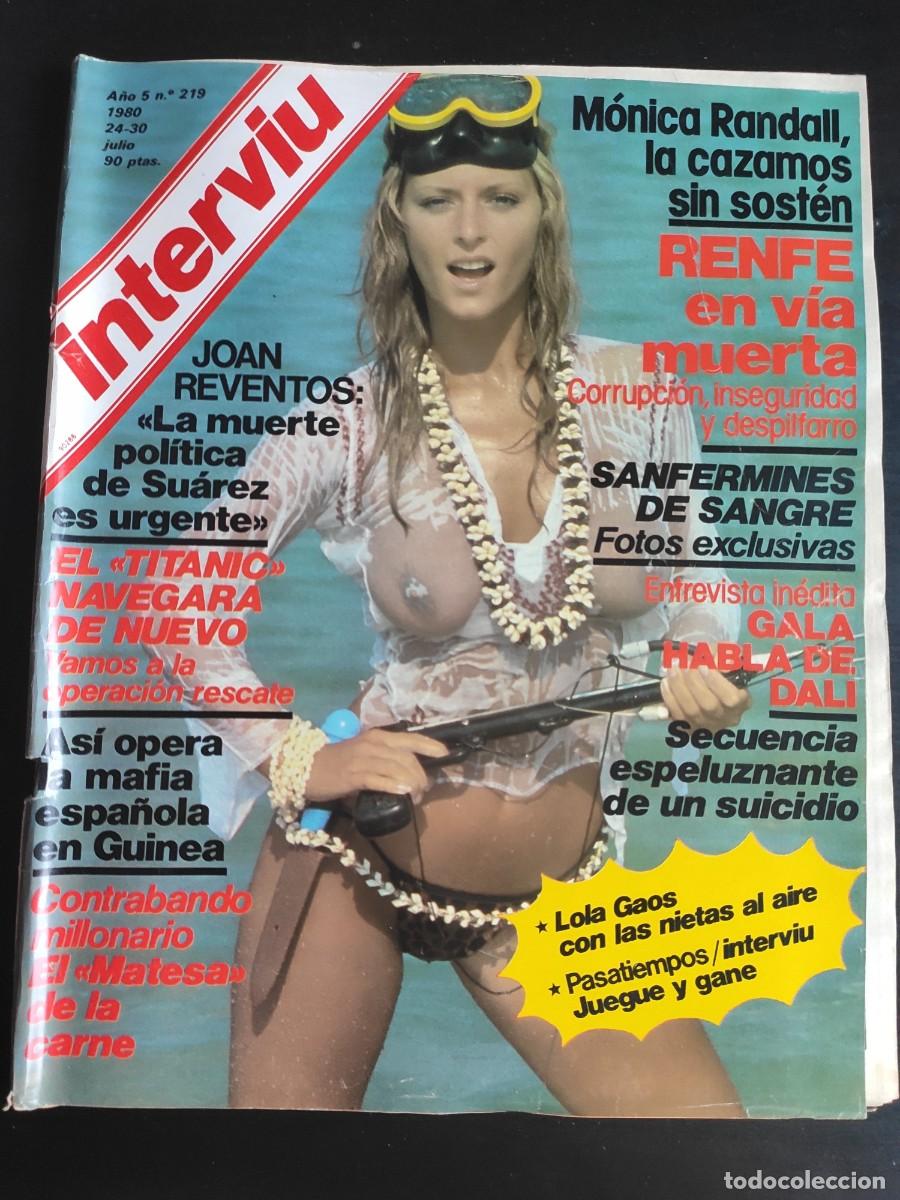 interviú. año 5. nº 219. julio de 1980. mónica - Comprar Revista Interviú  no todocoleccion