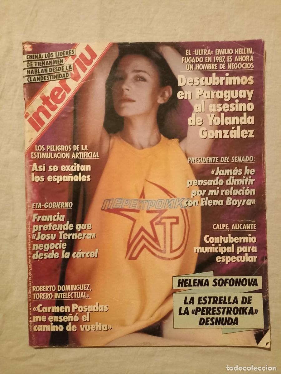 Coleccionismo de Revista Intervi&uacute;: Revista Interviu junio, julio 1989