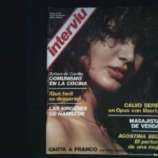 Coleccionismo de Revista Interviú: INTERVIU- Nº 27 - NOVIEMBRE 1976 - SRA DE CARRILLO. Lote 403247939